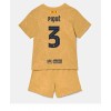Barcelona Gerard Pique #3 Bortedraktsett Barn 2022-23 Kortermet (+ korte bukser)